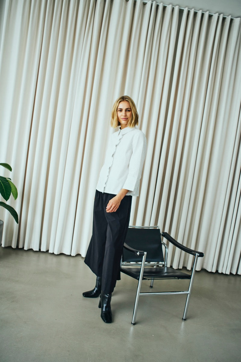 Freequent Jules Bukser Ankle Wide Legs Sort