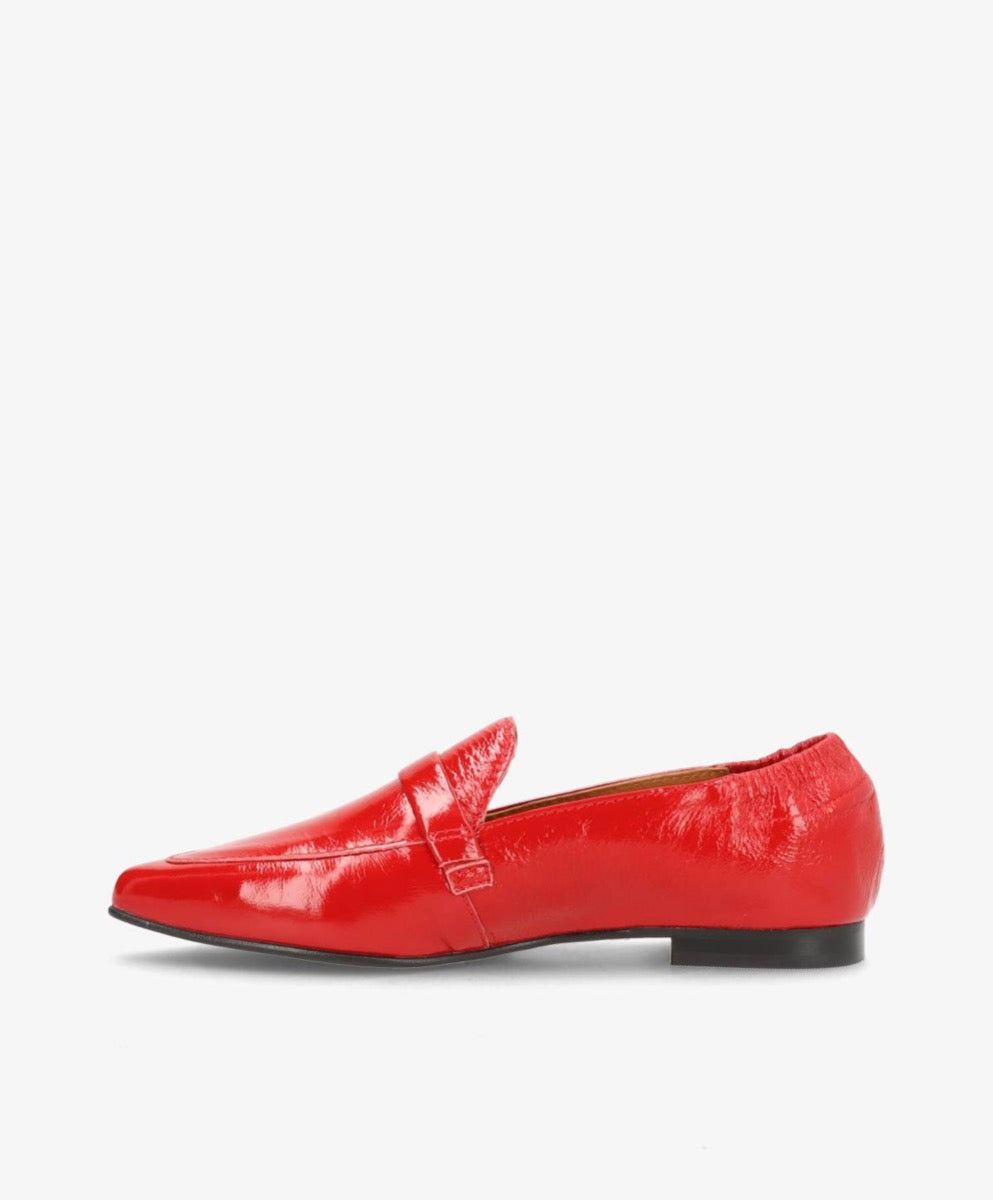 ShoeDesign LUCY Ballerina Skind Rød