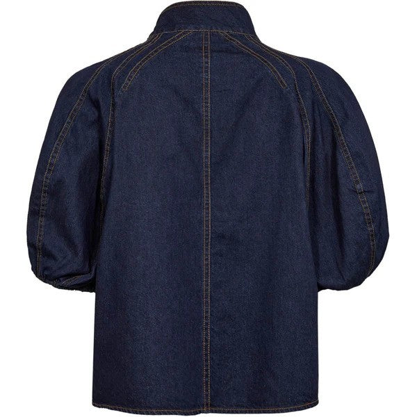 GOSSIA LululuGO Bluse Denim Blå