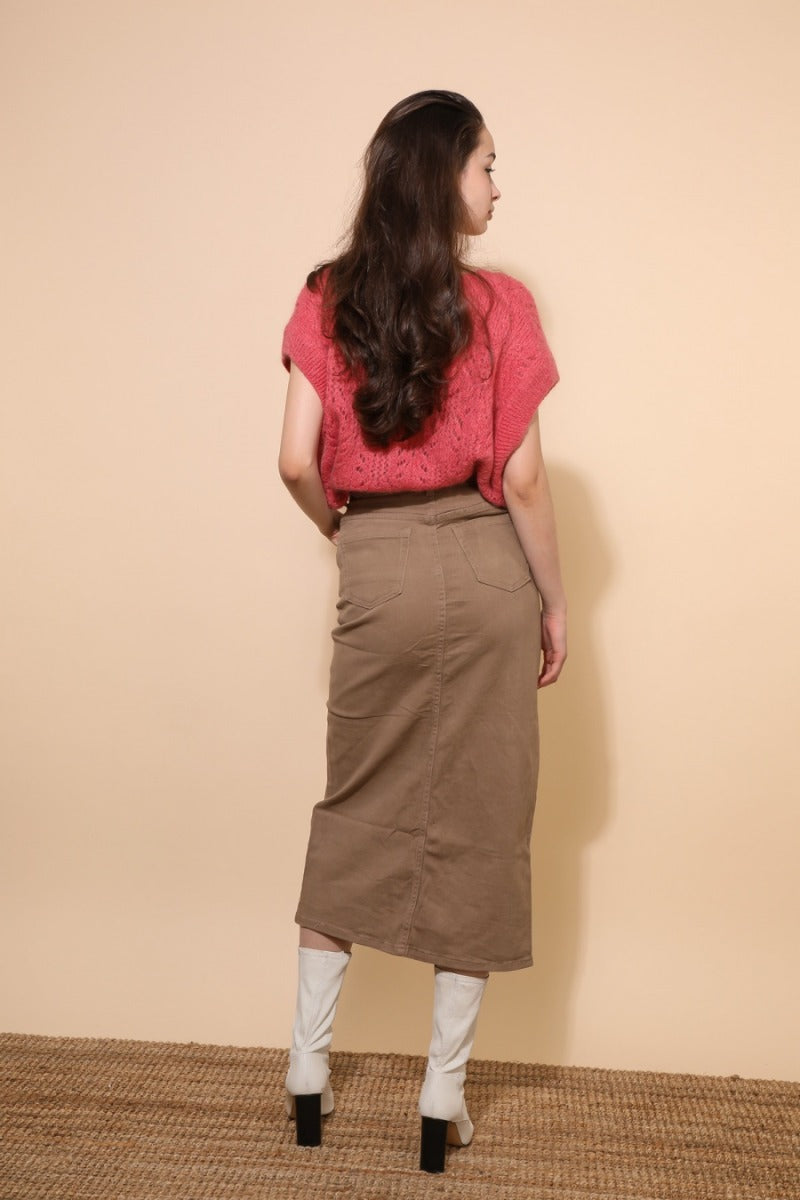 Löwenstein Smack Denim Nederdel Taupe