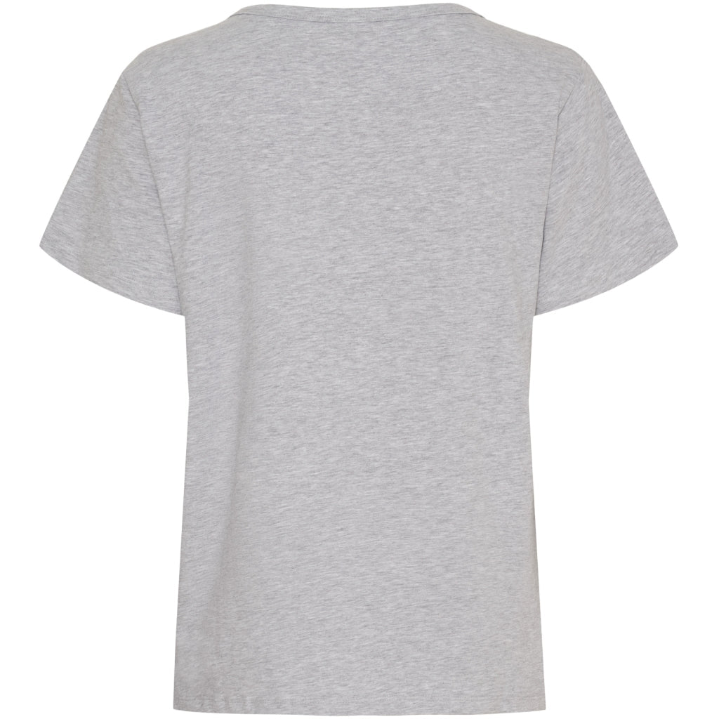 Marta Du Chateau Jeanette T Shirt Grå Melange