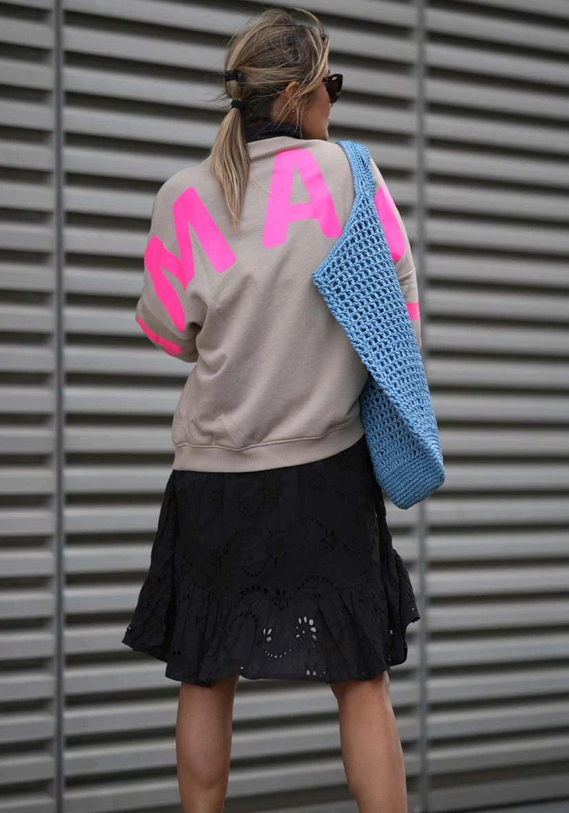 MISS GOODLIFE Double Namaste Roundneck Sand Pink