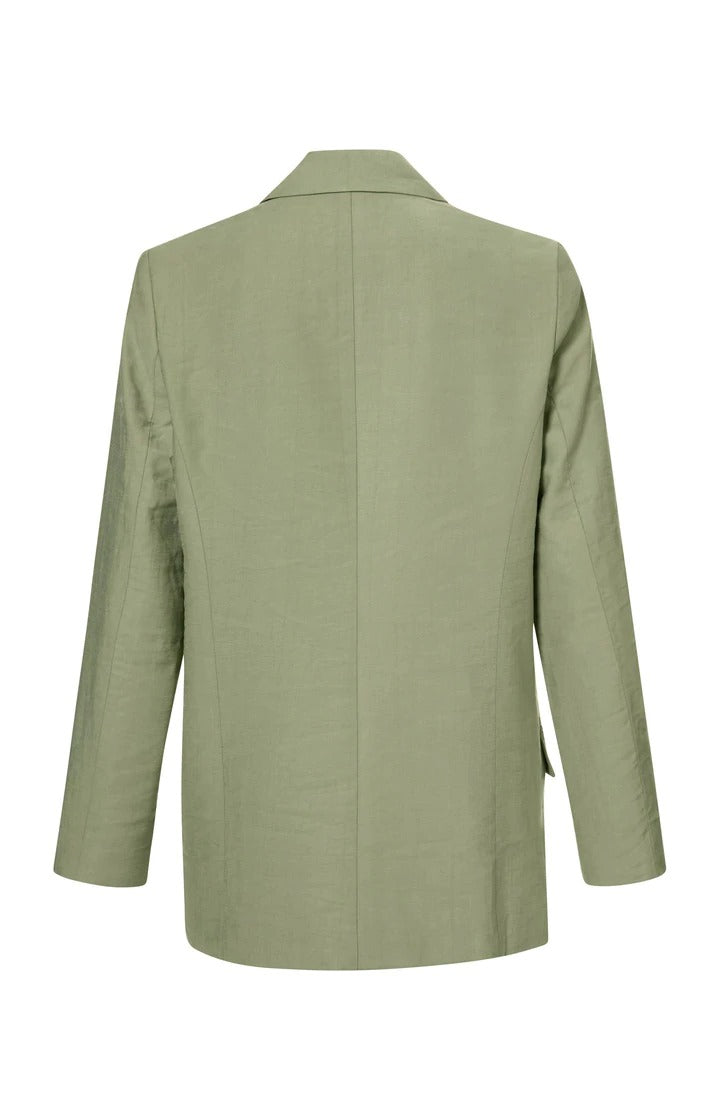 YAYA Blazer Loose Fit Seagraas Grøn