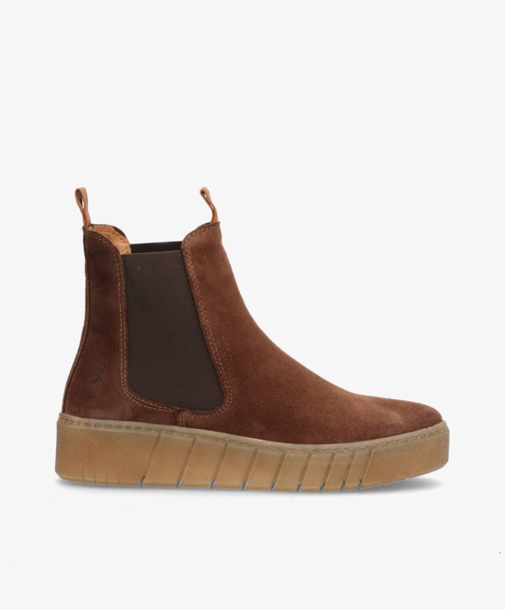ShoeDesign MOOVED Læder Støvle Mørk Brun