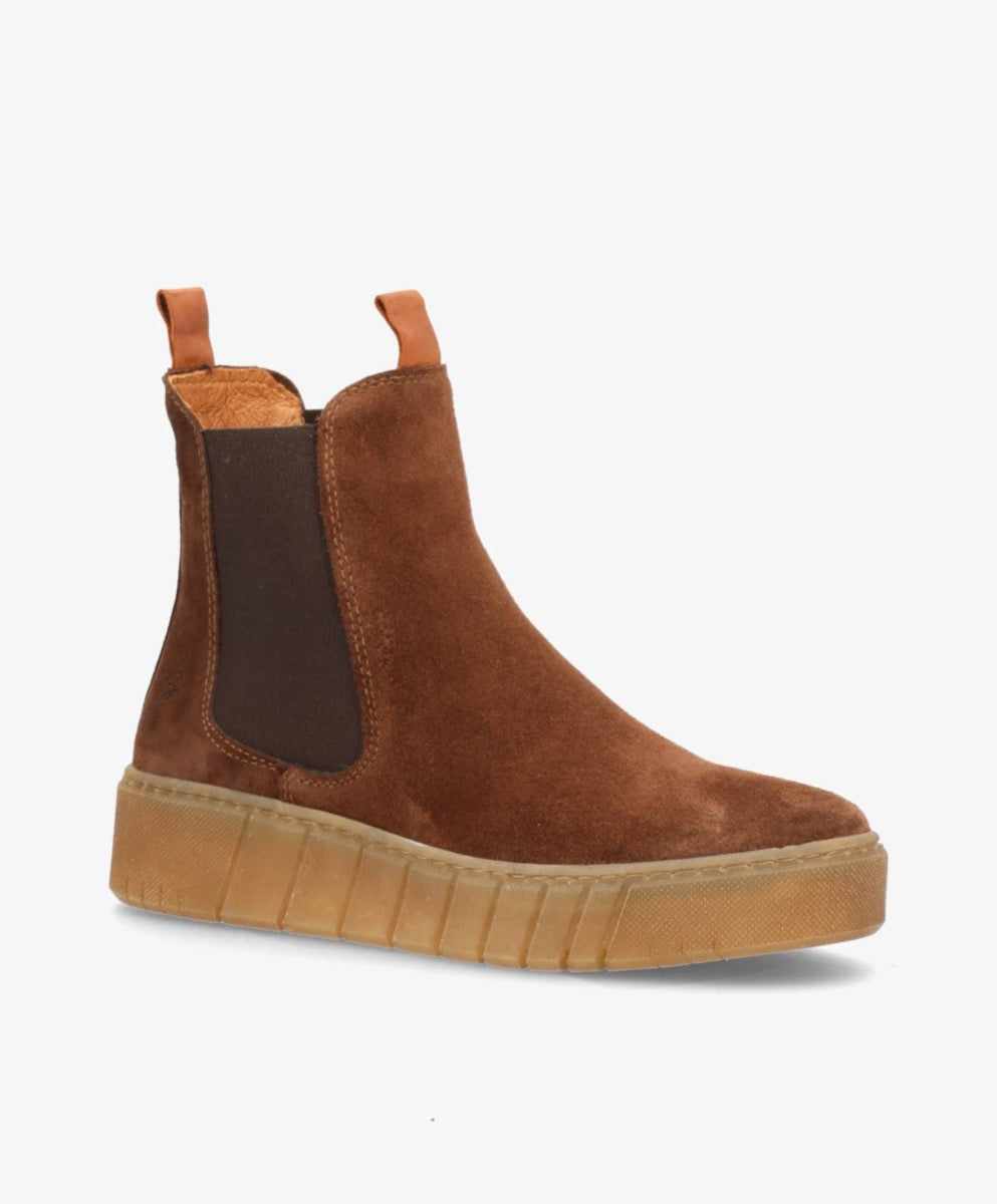 ShoeDesign MOOVED Læder Støvle Mørk Brun