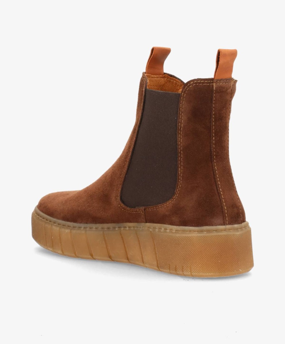 ShoeDesign MOOVED Læder Støvle Mørk Brun