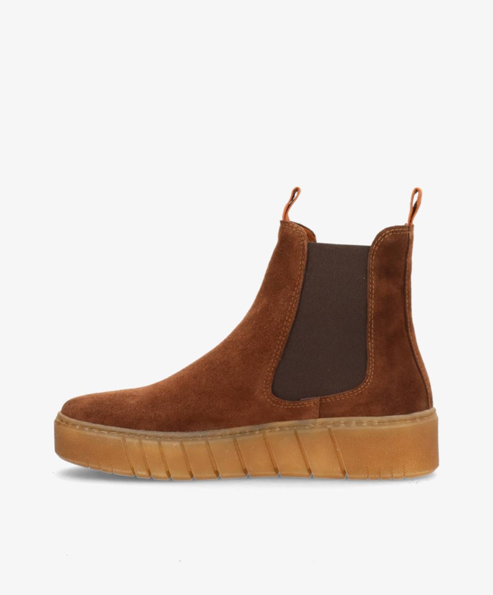 ShoeDesign MOOVED Læder Støvle Mørk Brun