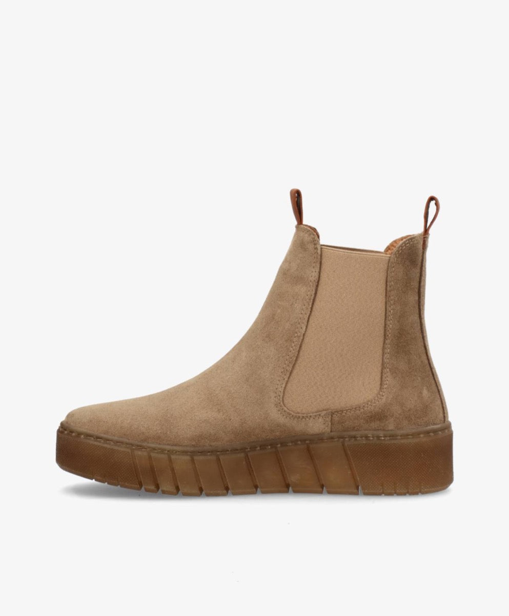 ShoeDesign MOOVED Læder Støvle Beige
