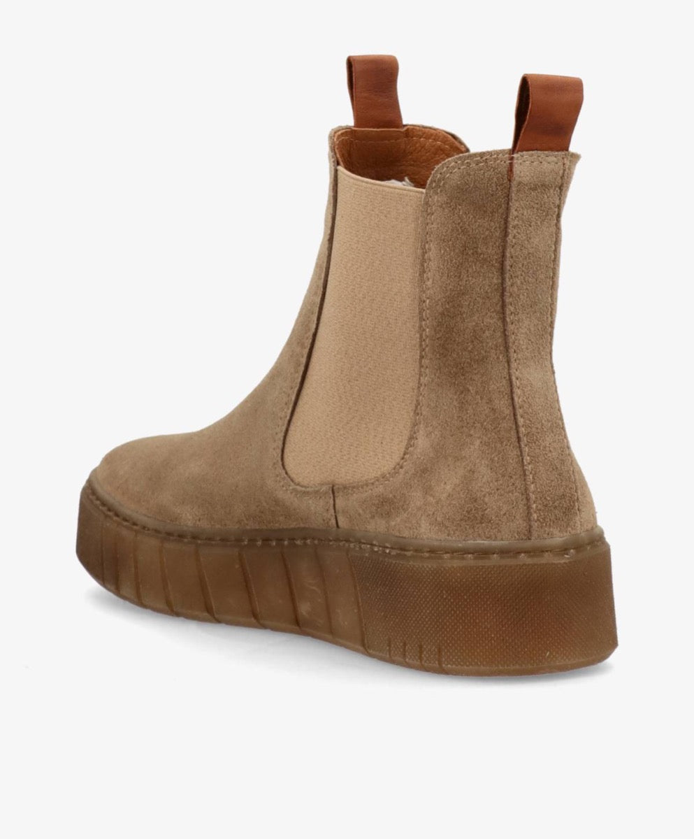 ShoeDesign MOOVED Læder Støvle Beige