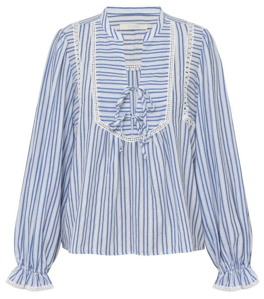 GOSSIA MowaGO Bluse Blå Striber