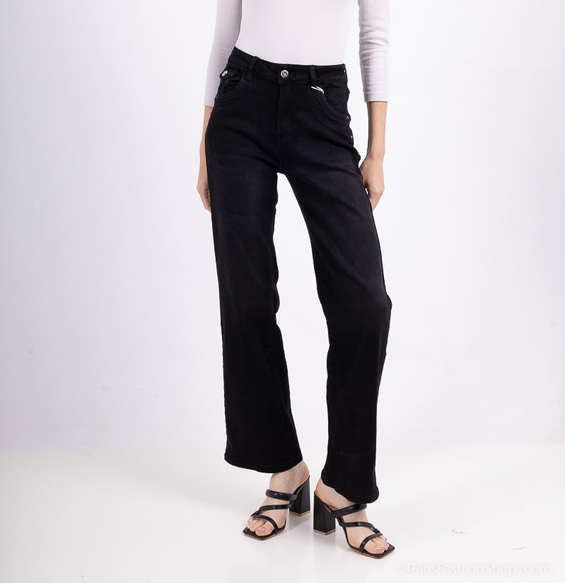 Karostar WIN Jeans Lynlås Sort