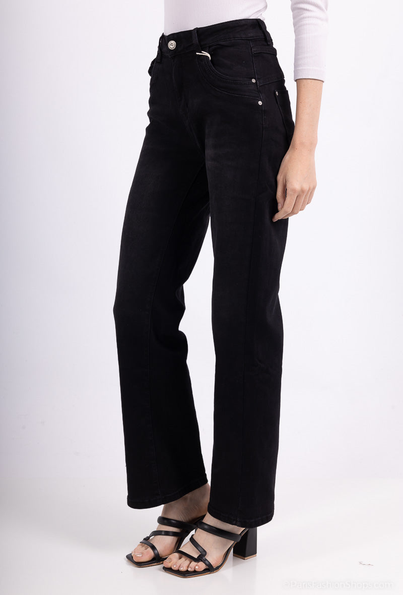 Karostar WIN Jeans Lynlås Sort