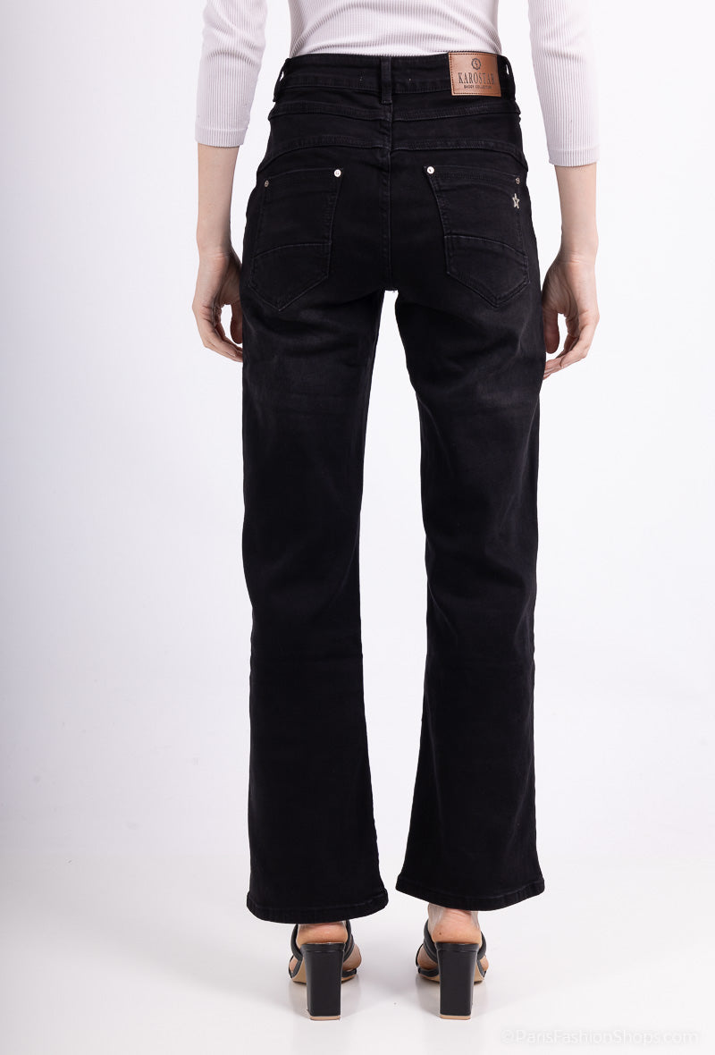Karostar WIN Jeans Lynlås Sort