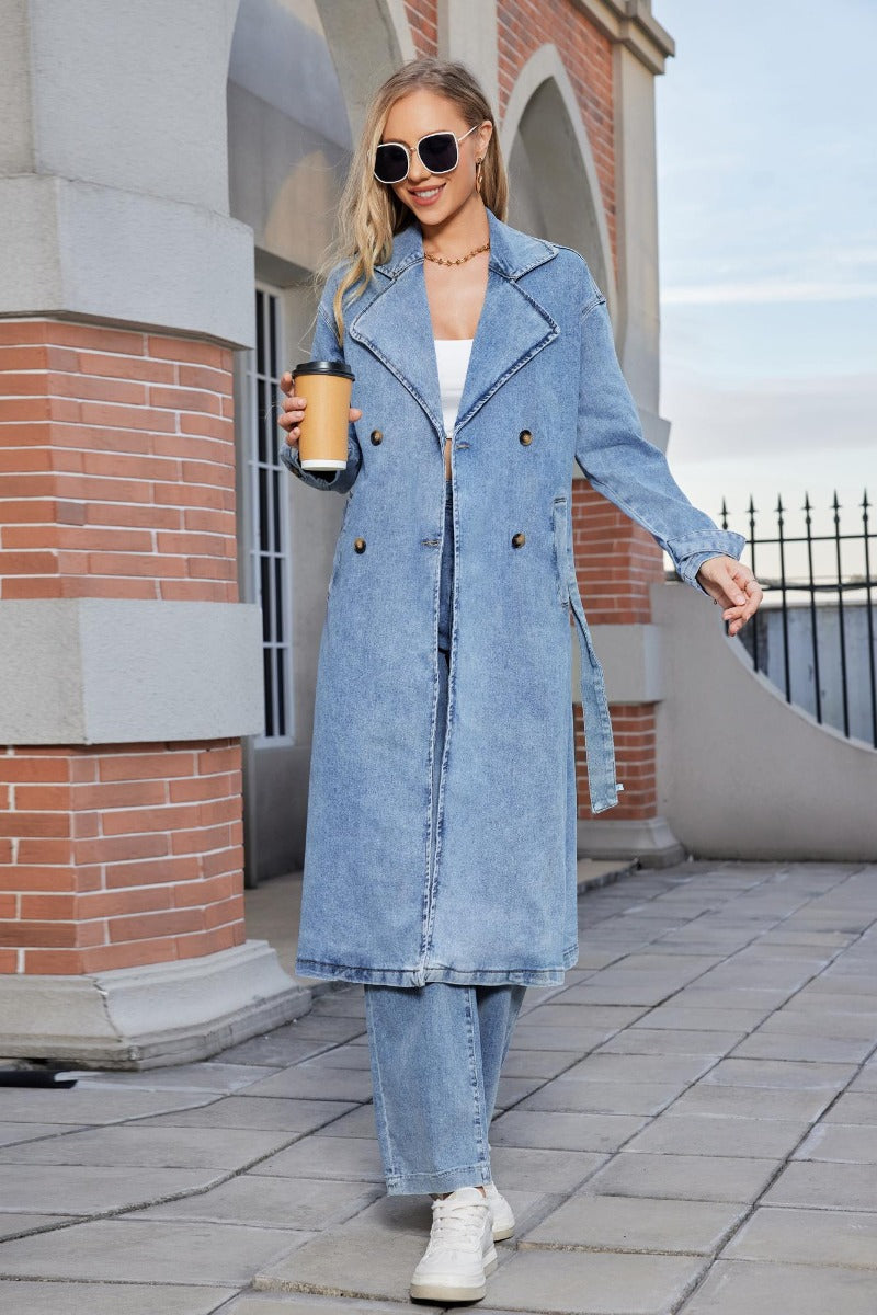 Jewelly Jakke Denim Lys Blå