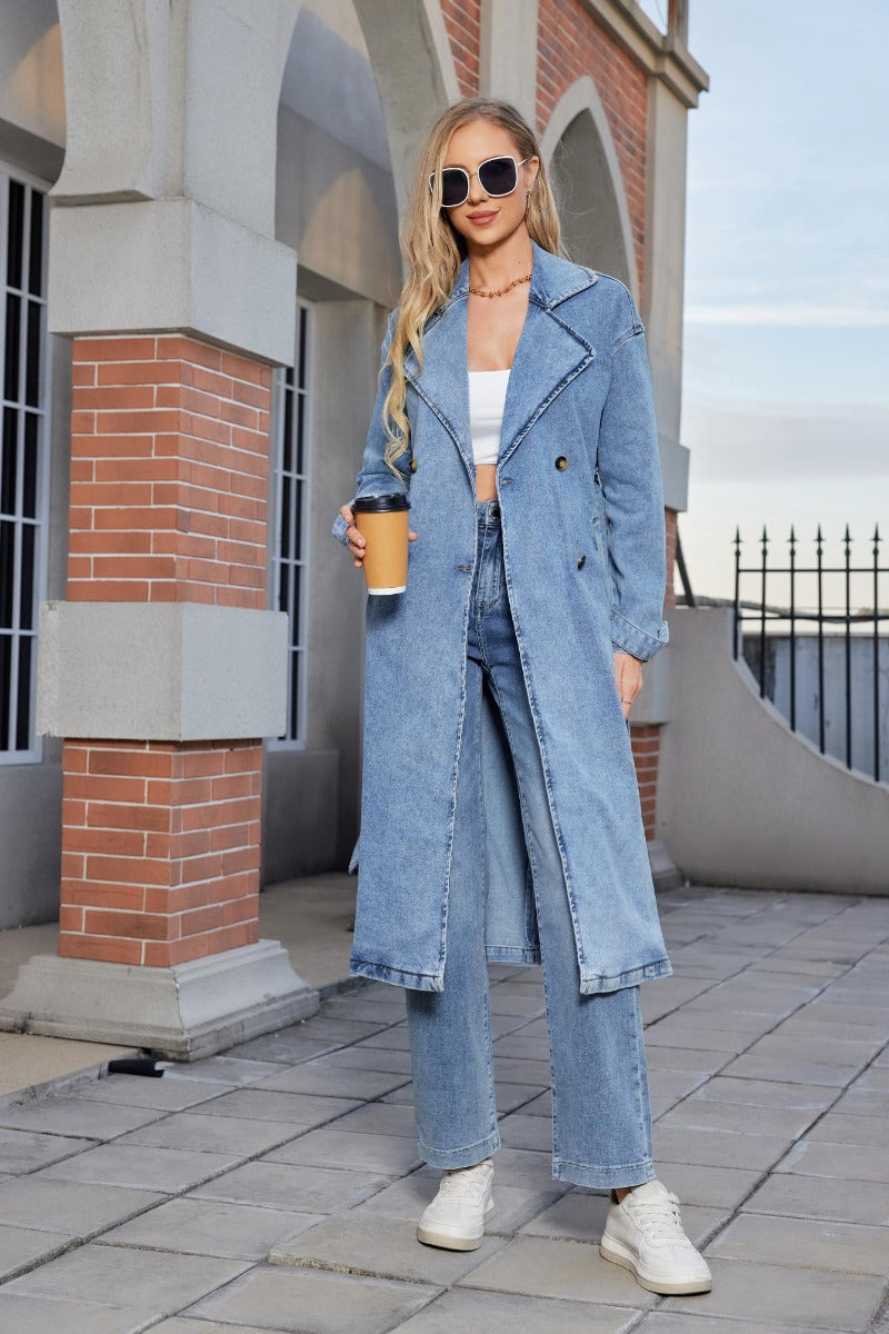 Jewelly Jakke Denim Lys Blå