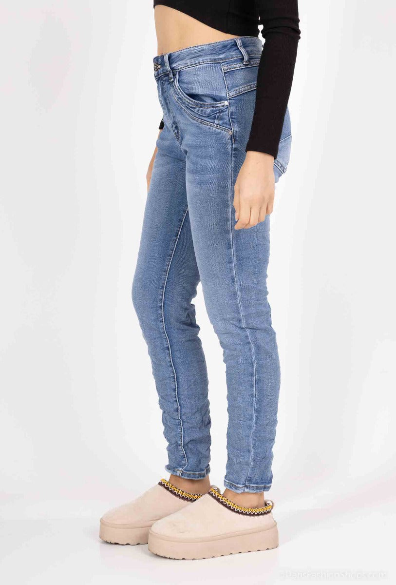Karostar SUM Jeans Lynlås Heart On Pocket Blå
