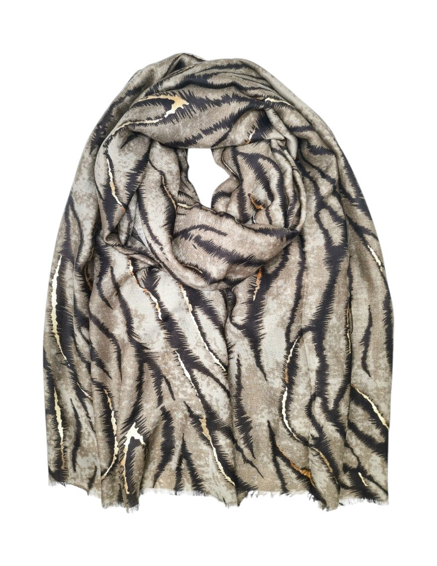 Löwenstein Tørklæde Zebra Taupe