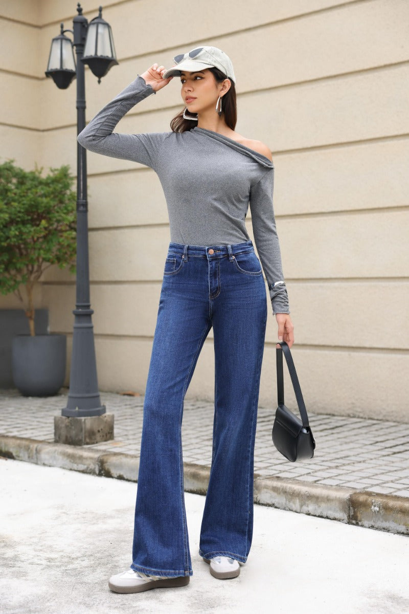 Jewelly AUTIM Jeans Lynlås Denim Blå