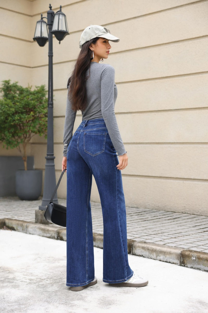 Jewelly AUTIM Jeans Lynlås Denim Blå