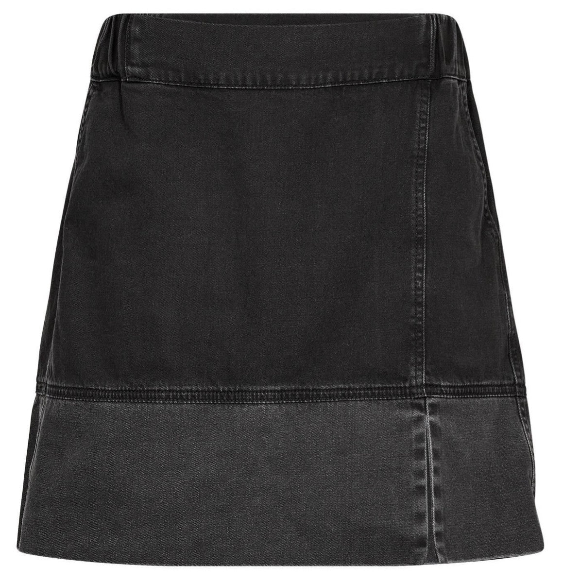 GOSSIA NanneGO Nederdel Denim Sort