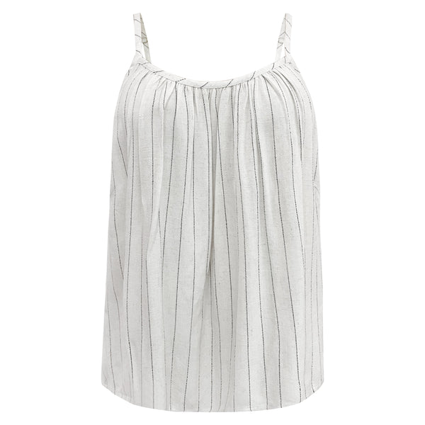 Liberte Neo Strap Top Nature Pinstripe