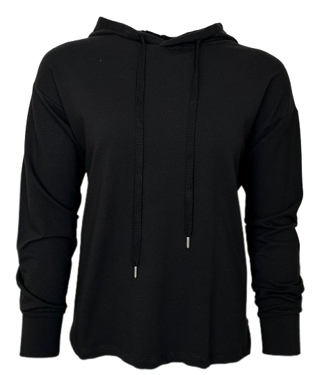 Ofelia Paisley Hoodie Sort