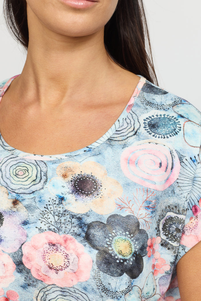 2 Biz Otine Bluse Blå