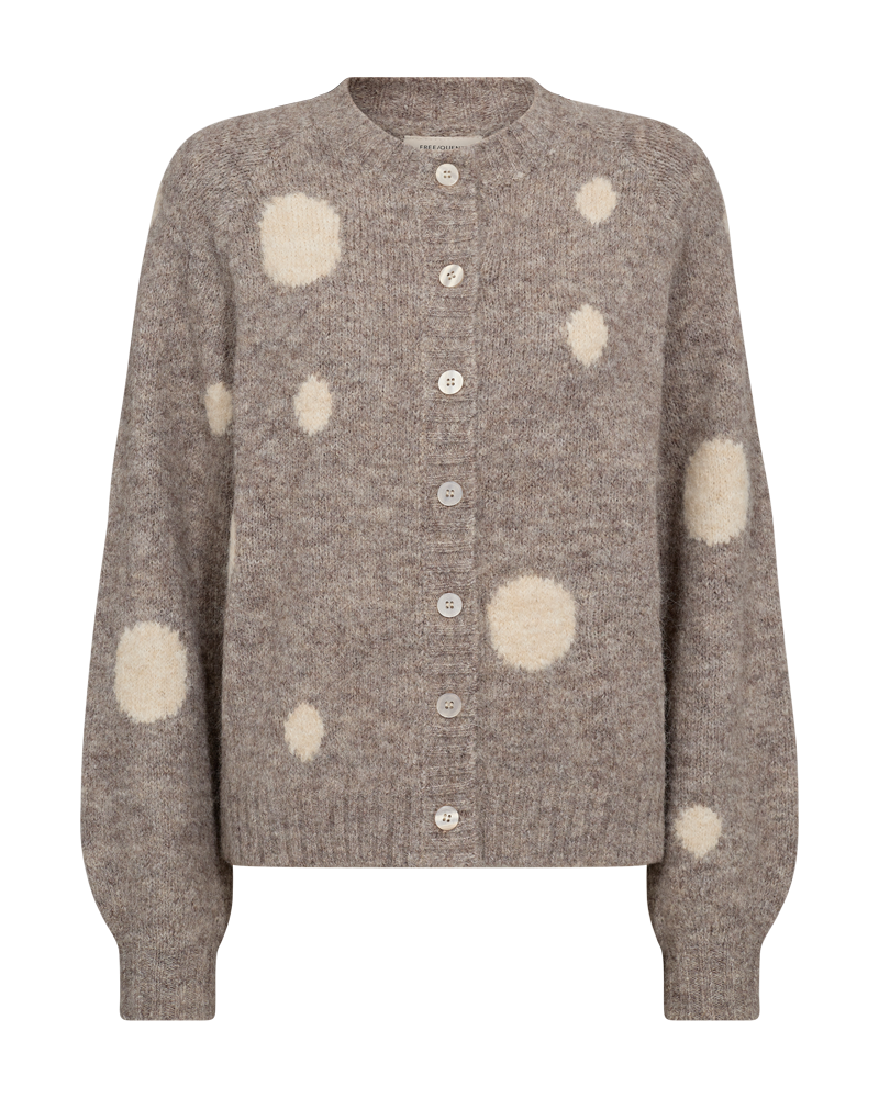 Freequent Louisa Cardigan Desert Taupe m Moonbeam