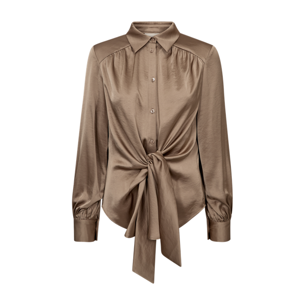 Freequent Dove Bluse Desert Taupe Brun
