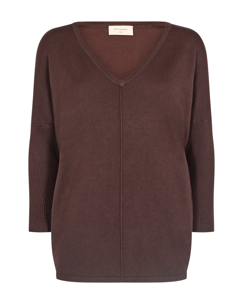 Freequent Jone Pullover Kaffe Brun