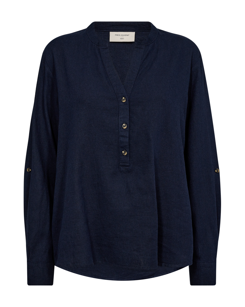 Freequent Lava Skjorte Navy