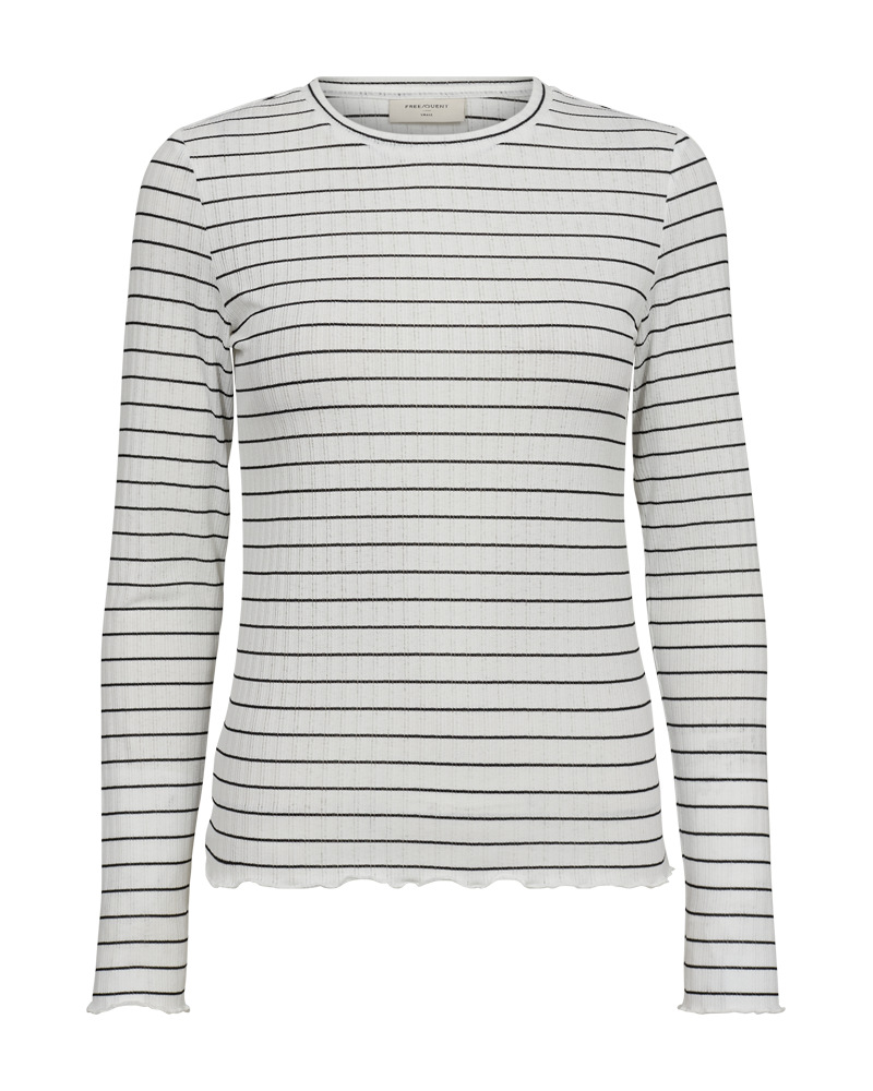 Freequent Merib T-shirt Tofu m Sort