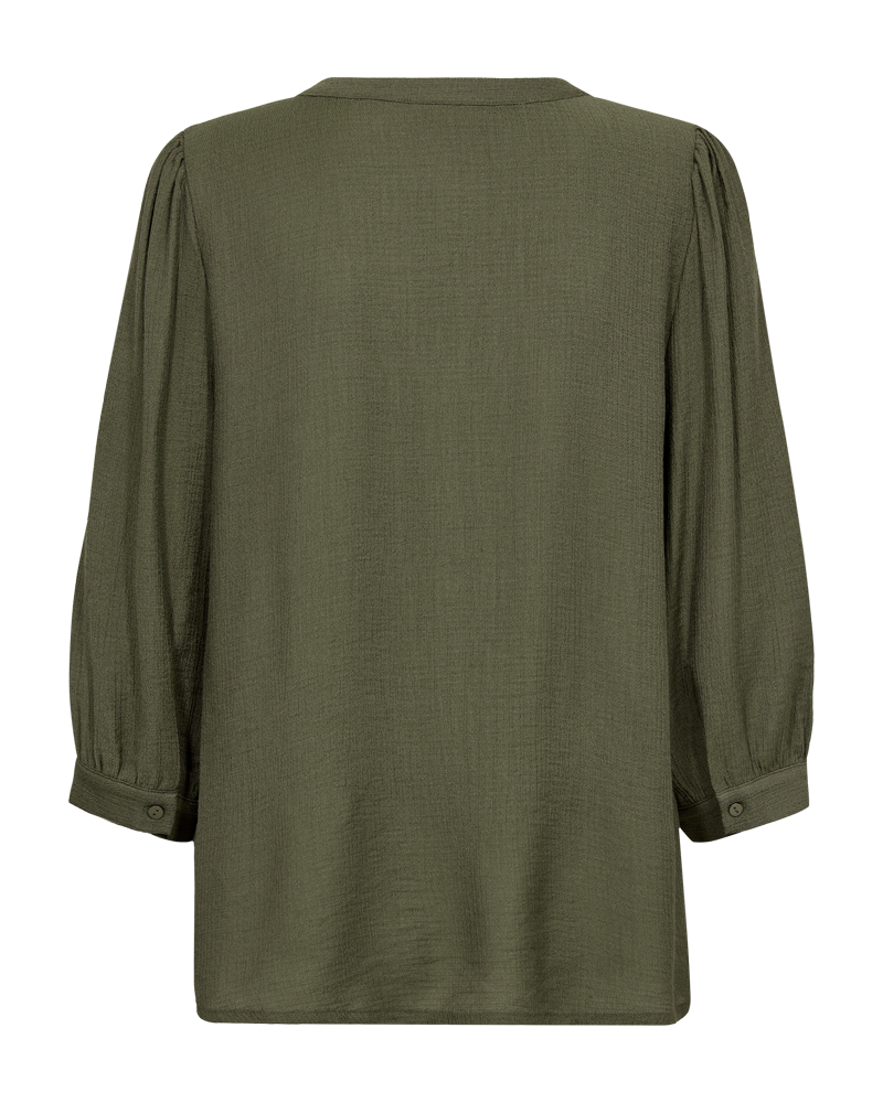 Freequent Maira Skjorte Dusty Olive Grøn