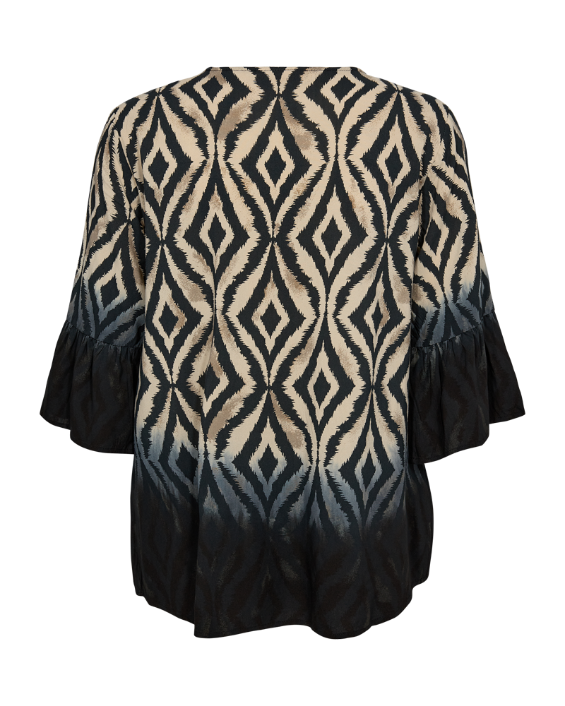 Freequent Tamy Bluse Sort m Moonbeam Creme
