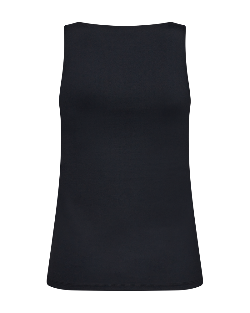 Freequent Sonia Top Rund Hals Sort