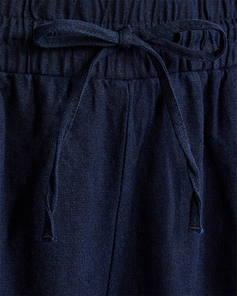 Freequent Lava Shorts Navy Blå