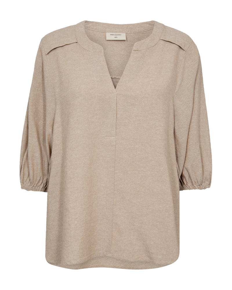 Freequent Lava Bluse Sand Melange
