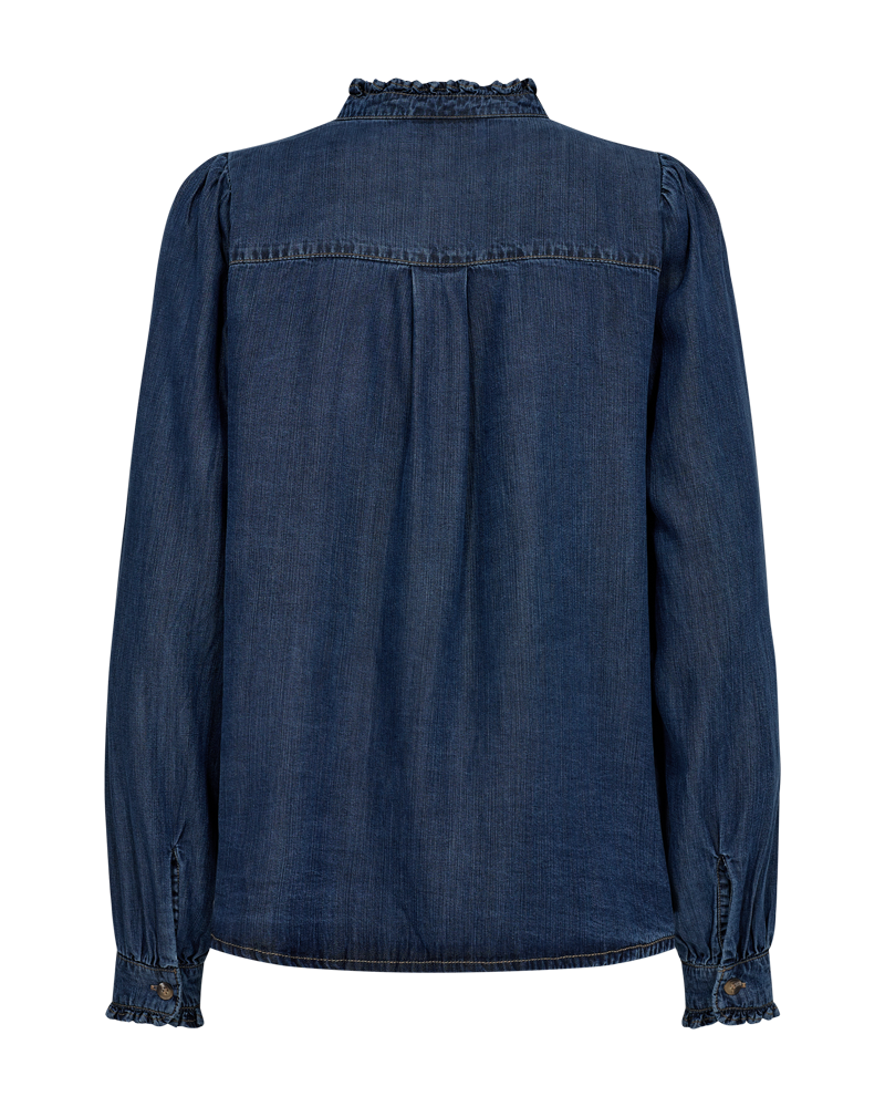 Freequent Wilke Skjorte Medium Blå Denim