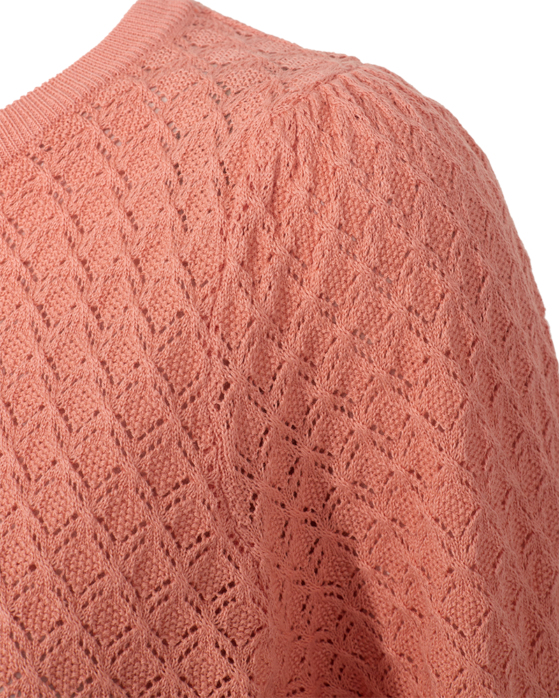 Freequent Dodo Pullover Pattern Burnt Koral