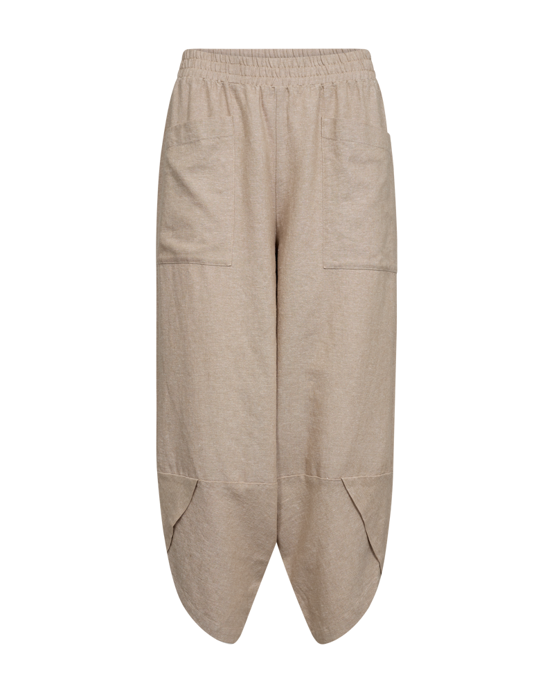 Freequent Lava Ankle Bukser Sand Melange