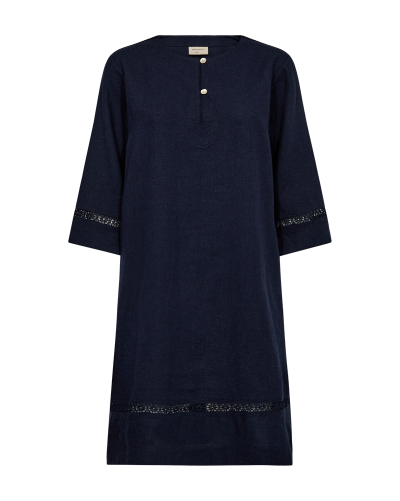 Freequent Linea Kjole Navy Blazer Blå
