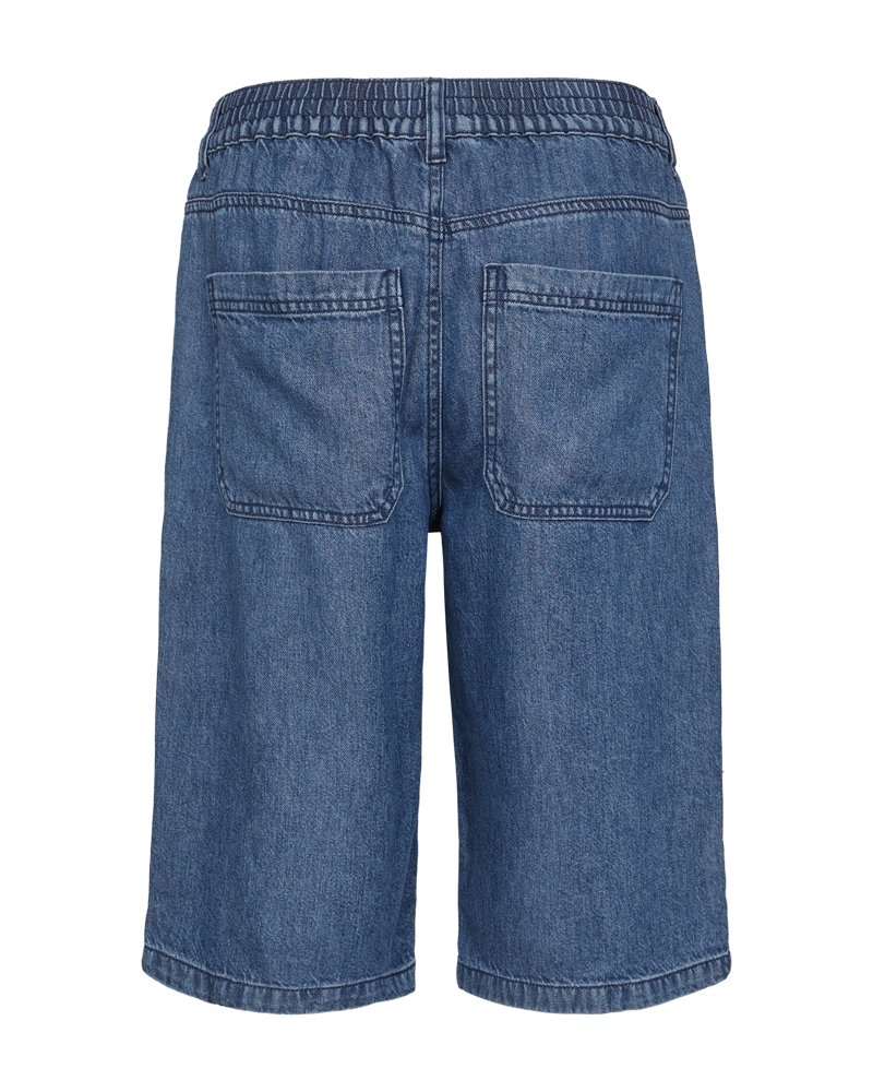 Freequent Cinda Shorts Denim Medium Blå