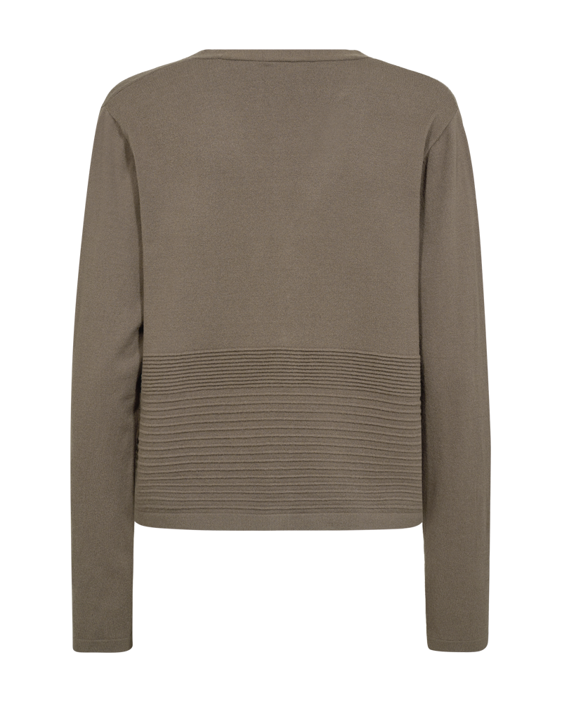 Freequent Flow Strik Cardigan Morel Brun