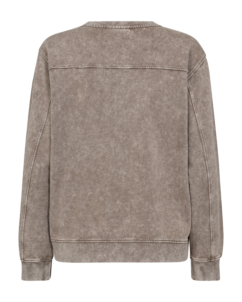 Freequent Blest Pullover Morel Brun w Sort