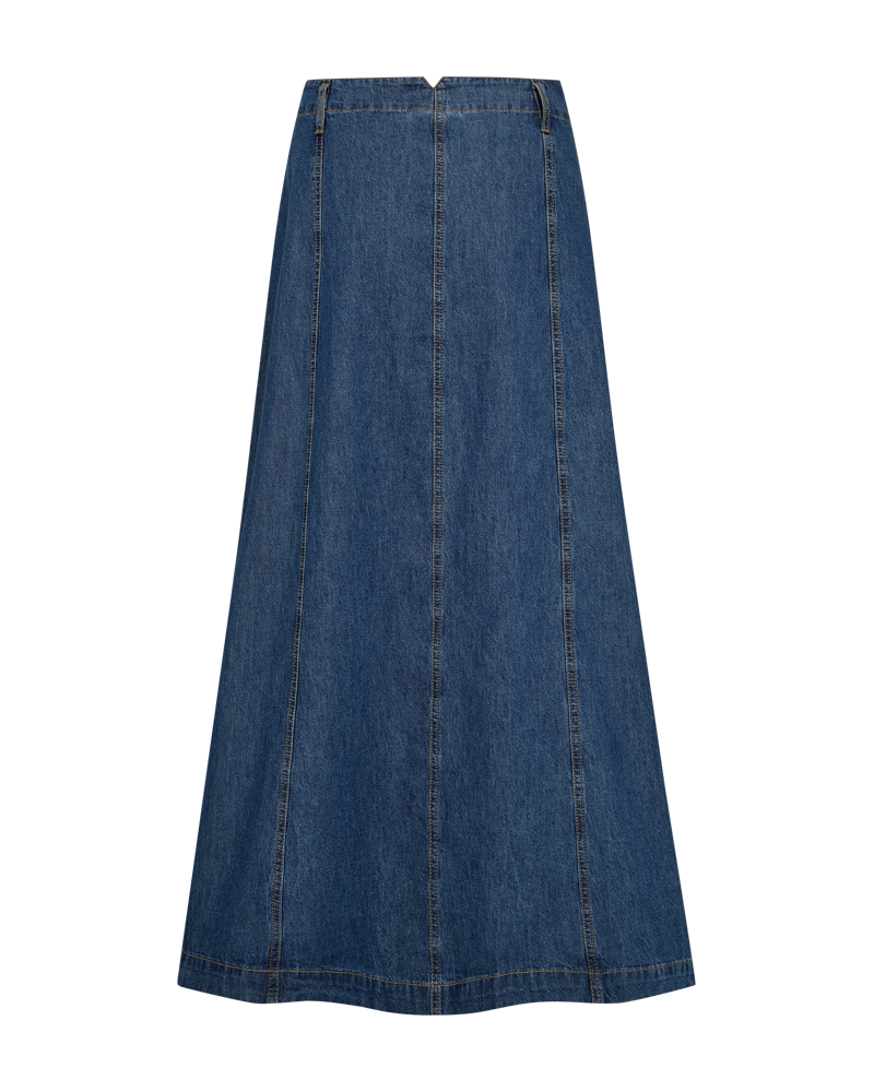 Freequent Lisea Nederdel Denim Medium Blå
