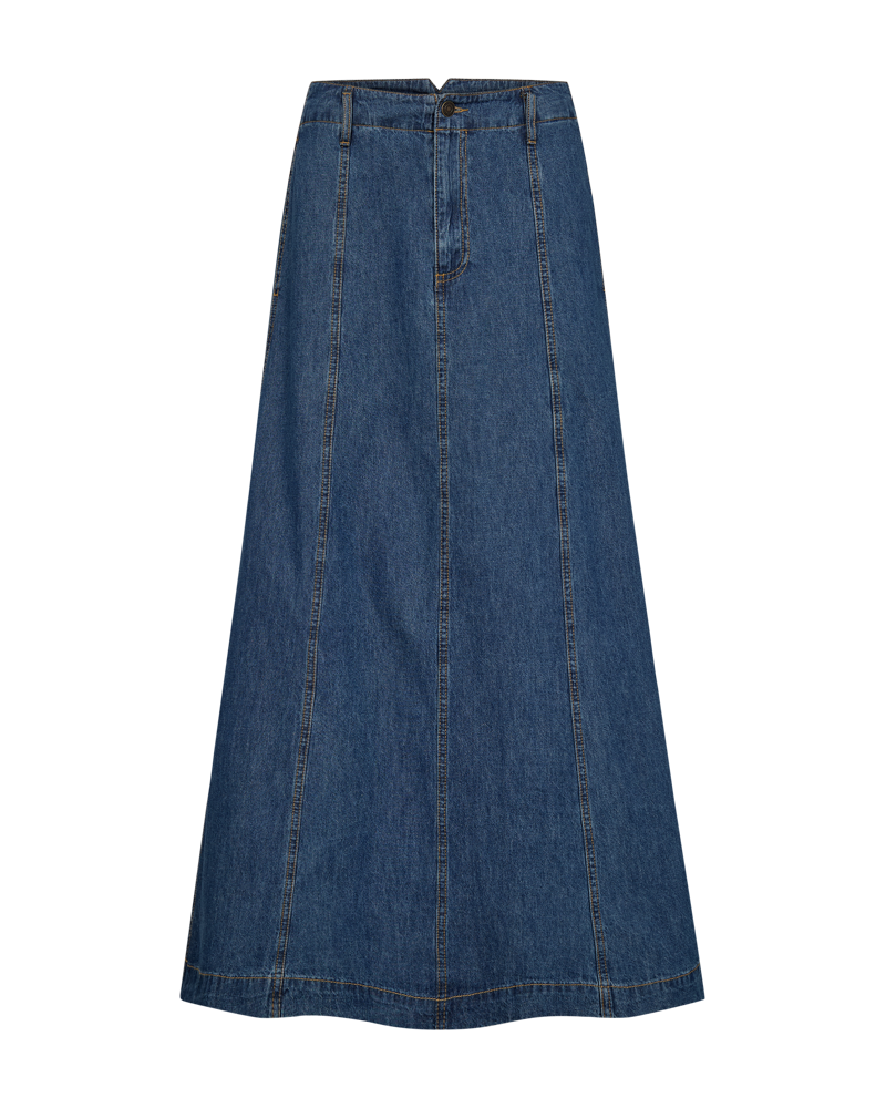 Freequent Lisea Nederdel Denim Medium Blå