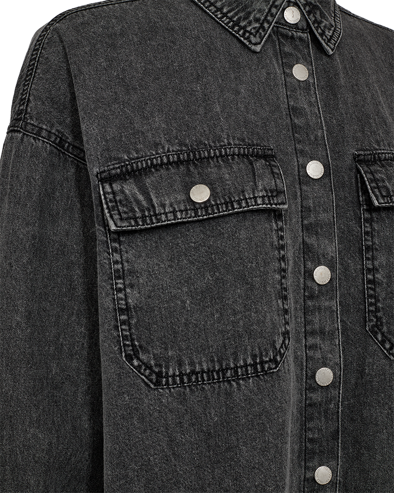 Freequent Lisea Skjorte Vintage Denim Grå