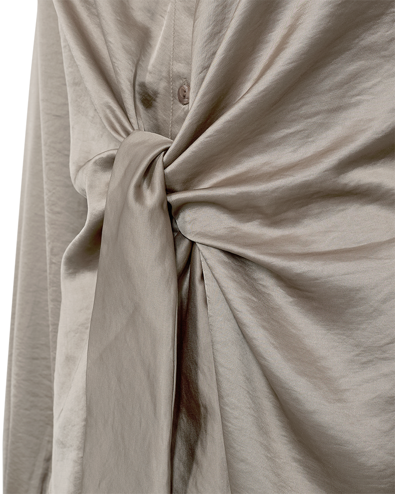 Freequent Dove Bluse Desert Taupe Brun