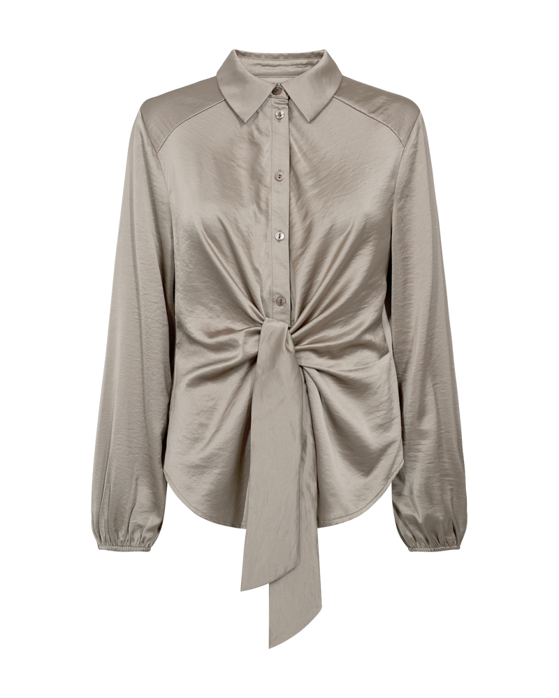 Freequent Dove Bluse Desert Taupe Brun