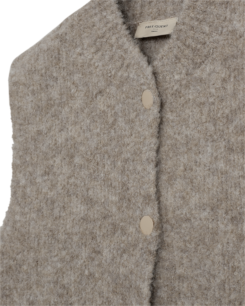 Freequent Jump Vest Desert Taupe